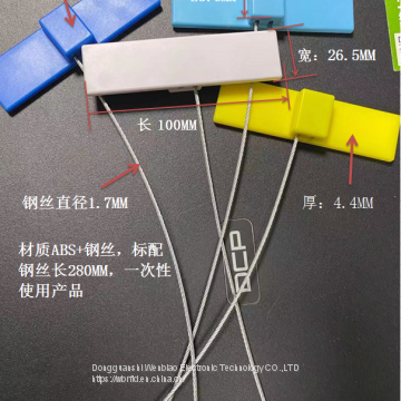 UHF long distance reading seal cable tie rfid tag