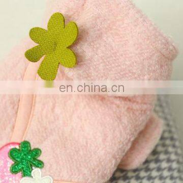 Cute Pet Dog Cat Pink Strawberry Apparel Fleece Clothes Hoodie photo-3