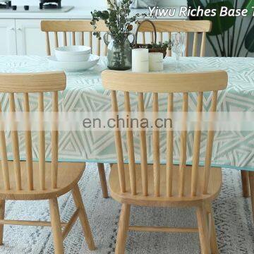 Cheap price woven fabric table cover refrigerator cover machine weaving pattern table decoration anti-slip table cloth