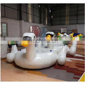 Children Floating Water Island Toys PVC Inflatable Duck Floating Island On Sale photo-2