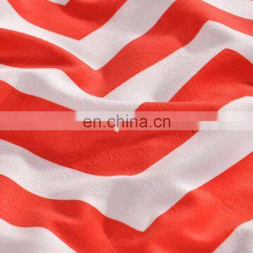 OEM Customized Good Quality Wave Stripe Square Back Red Color Cushion photo-5