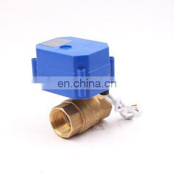 CWX-60P 6NM Orange Suppliers 2/3 Way Dn32 Brass Electric Ball Actuated Valve photo-4