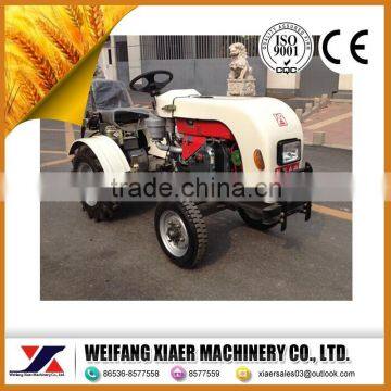 China factory weifang city new desigh white color 12 hp 2WD mini tractor