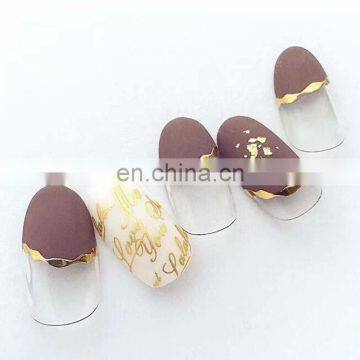 JOYFUL 191-197 Gold and Silver Nail Beauty 3D Ultra-thin Rose Gold English Letter Nail Sticker photo-4