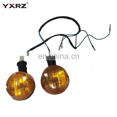 China manufacturer 12V amber lens warning Led indicators bajaj motorcycle turn signal light