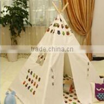 100% cotton and lovely printing Kids tent