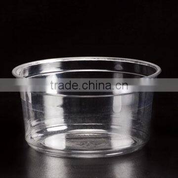 Clear PET plastic deli container, salad bowl, DC12S