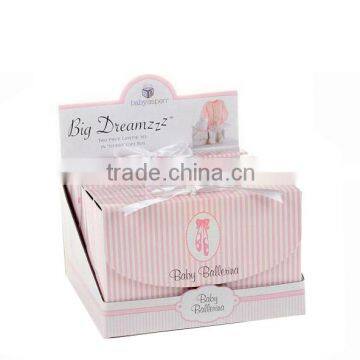 Supermarket eye catching advertising cardboard makeup counter display