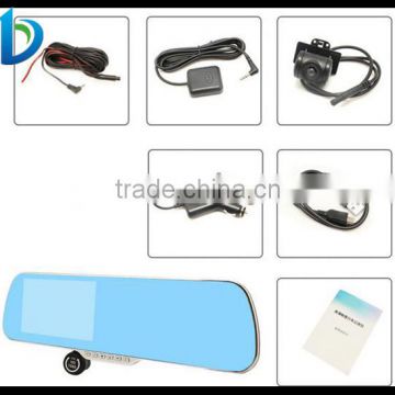 5 inch screen car dvr rearview mirror