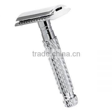 chrome plated double edge safety razor