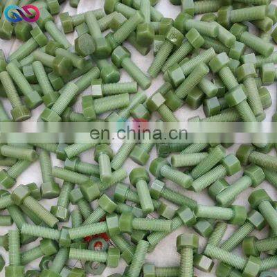 Fiberglass GRP FRP hex bolt and nut epoxy resin composite bolt and nut price list