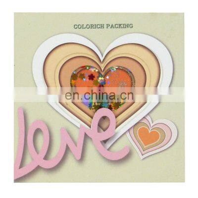 3D View Private Label Cosmetic Eye Shadow Cardboard Packing Oem Makeup Eyeshadow Pan