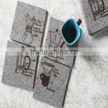 wooden table mats,Cork Coaster Printed