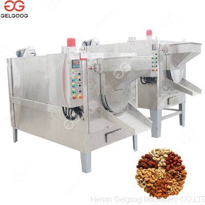 100 kg/h Dry Nuts Roasting Machine Cocoa Roaster Machine