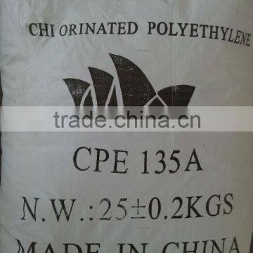 Chlorinate polyethylene in chemicals cpe 135a