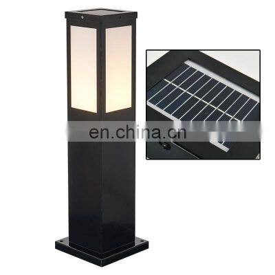 Waterproof Solar Panel LED Lawn And Garden Outdoor Lights LED Solar Bollard Lawn Light