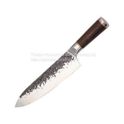 High Carbon 5CR15 Stainless Steel 8 inch Chef Knife Hand Forge Kitchen Butcher Slaughtering Knife