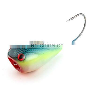 JOHNCOO Floating Popper Bait Fishing Lure 50mm 13g Artificial Swim Bait Wobblers Fishing Popper Hard Bait Single Hook