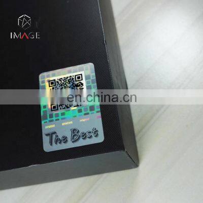 3D динамический лазерно- голографический антифальсификационный этикетка с уникальной печатью QR-кода photo-4
