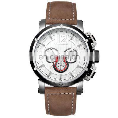 Create Your Own Brand Casual Big Dial Analog Relogio Watches Men photo-2