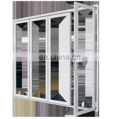 NFRC American Standard Double Glass Aluminum Foldable bi Folding Door