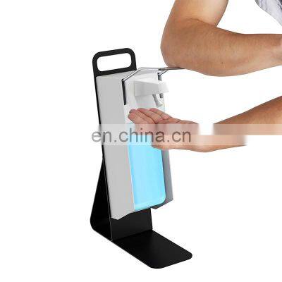 Hand Sanitizer Hand Soap Elbow Press Dispenser Wall Mounted Soap Dispenser Aluminum Alloy Dispenser Alcohol photo-5