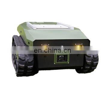 electric off road vehicles rubber track chassis robot mower