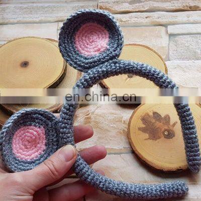 Hot Sale Crochet Headband Pattern, Mouse Hair Accessories Christmas Carnival, Vietnam Supplier Cheap Wholesale
