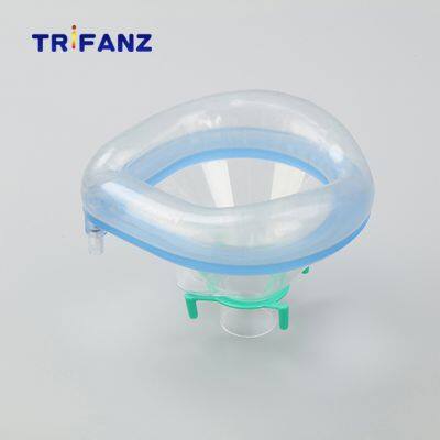 High Quality Diaposable Soft Cushion Anesthesia Mask with Check Valve Various Sizes