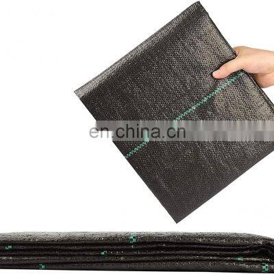 Weed Barrier Fabric, Garden Landscape Weed Blocker Woven Fabric Heavy Duty Ground Cover Mat