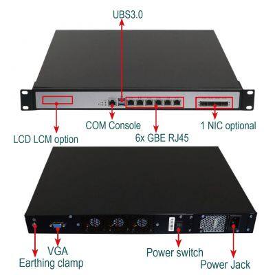 Network security appliance hardware platform supports 64G RAM max 10 gigabit network ports