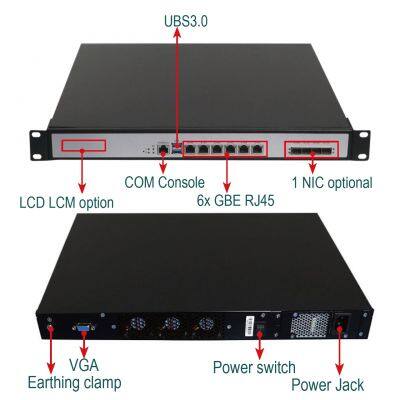 Network Security Appliance Hardware Platform Supports 64G RAM Max 10 Gigabit Network Ports