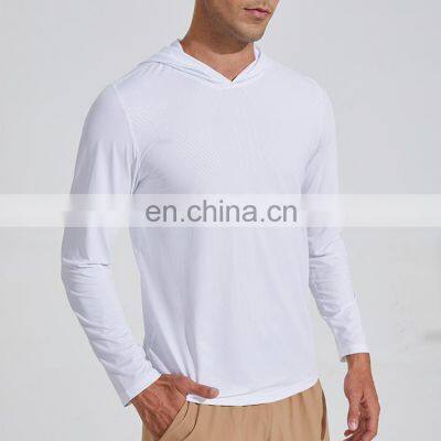 New Custom Outdoor Sports Fitness Wear Polyester Print Men's Pullover Sweatshirt Fashion Man Gym Long Sleeve Hoodie Shirts photo-5