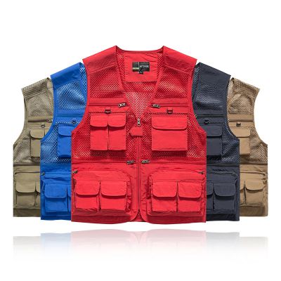 14 Pocket Reflective Safety Vest Workwear Breathable, Durable, Comfortable, and Fashionable