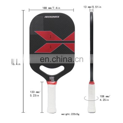 High End Usapa Thermoformed Toray T700 3K Twill Texture Surface Pickleball Paddle