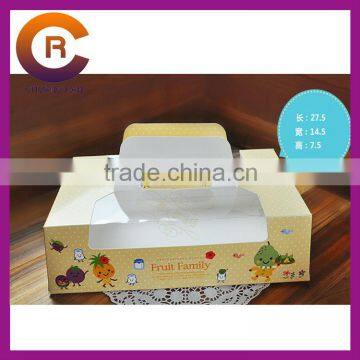 2014 fashion Paper Material Wedding cake boxes with window