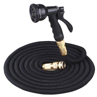 Garden Watering Expandable Hose Latex Inner Tube Magic Garden Hose With Nozzle