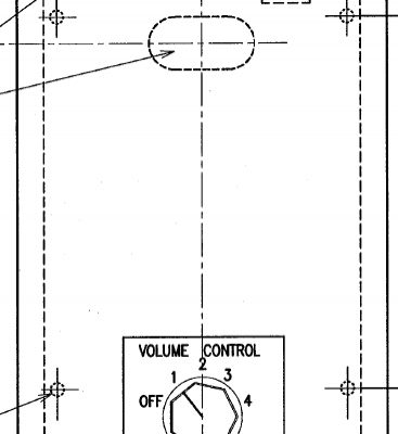 FURUNO WT-115HF/WT-110HF Double face type speaker with V.C.
