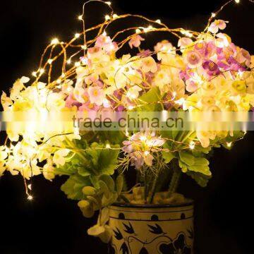 Warm White Led Copper Light/Led Battery Operate Mini Light String/Copper Wire Lights photo-2