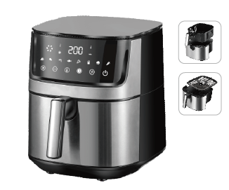 Multifunction Fryer Oven With Up-Down Heating Tubs Air Fryer（Wechat:13510231336）