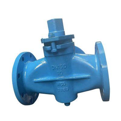 API DN100 DN50 WCB Cast Steel Threaded/Flange Plug Valve ANSI 150# PN16 SS 304 Stainless Steel Plug Valve photo-3