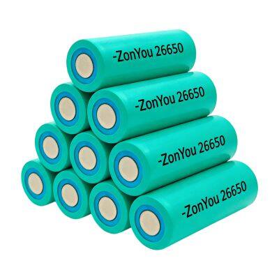 ZonYou Grade a 5000mAh 26650 Cylindrical Cell Lithium Ion Battery With LiNiMnCoO2 Cathode and 500 Cycles for Power Banks photo-5