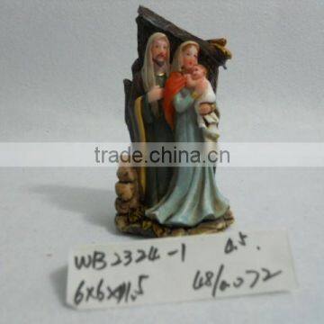 Polyresin religious nativity set religious item home decoration desktop decoration