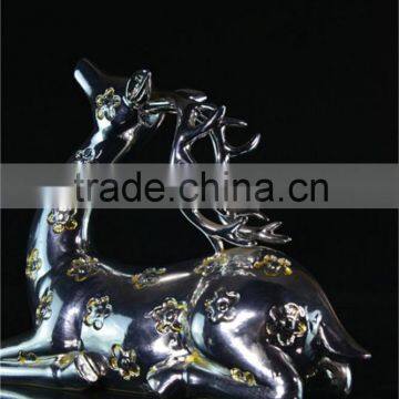 Deer Aircraft Decoration Sculpture Modern Statue Architectural Model Monument Souvenir photo-4