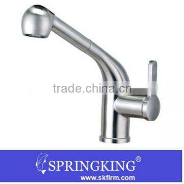 Pull Out Down Spray Kitchen Faucet Water Mixer Tap