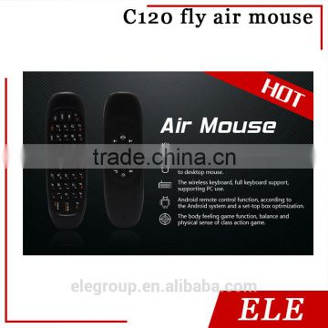 C120 mini 2.4 Ghz wireless air mouse with keyboard for android box media player computer