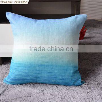 Faux Linen Digital Print Pillow Sea Pillow photo-2