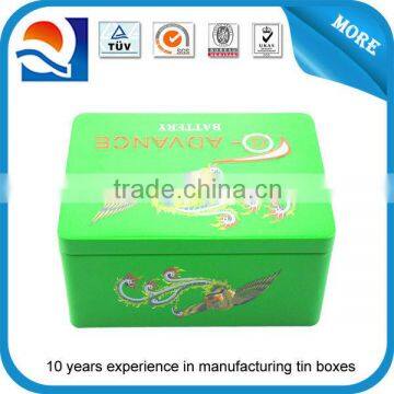 Rectangular tin can for storage package/metal tin can for battery