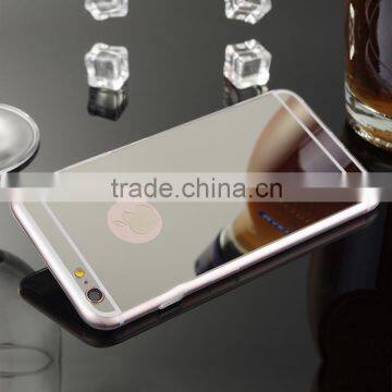2016 Wholesale TPU Bumper Mirror Mobile Raised Phone Case For IPhone6 6s Plus With Mix Color Quality Choice