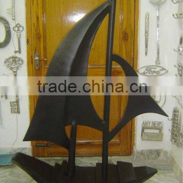 Cast Aluminum Decorative Sail Boat 72"